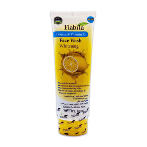 Fiabila Lemon & Vitamin C Face Wash 100ml – Whitening & Oil Control for Acne-Prone Skin