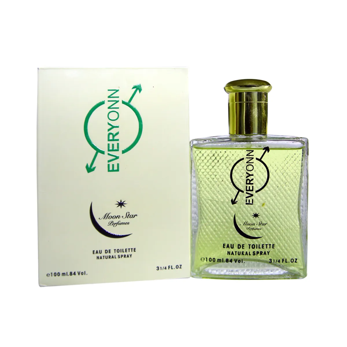 Everyonn Eau de Toilette by Moon Star – Fresh Citrus Aromatic Fragrance – 100ml EDT