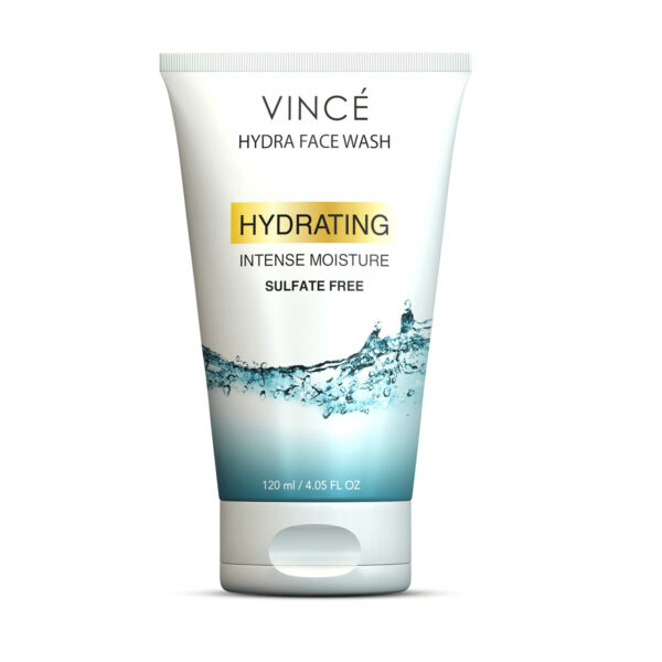 Vincé Hydra Face Wash 120ml – Hydrating, Sulfate-Free Cleanser for Intense Moisture & Soft Skin