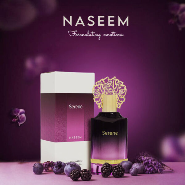 Serene Aqua Parfum by Naseem – 55ml – Elegant & Long-Lasting Perfume for Women – Premium Bottle Design - Image 4