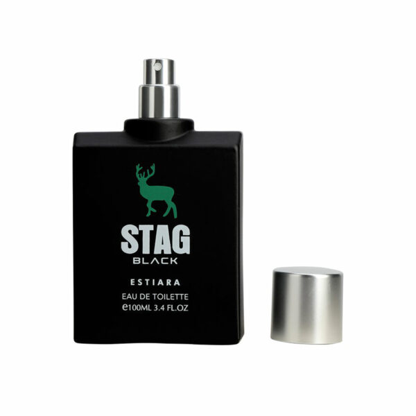 Stag Black by Estiara – Eau De Parfum for Men – 100ml – Bold, Long-Lasting Masculine Scent – Ideal Daily & Night Wear - Image 2