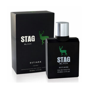 Stag Black by Estiara – Eau De Parfum for Men – 100ml – Bold, Long-Lasting Masculine Scent – Ideal Daily & Night Wear