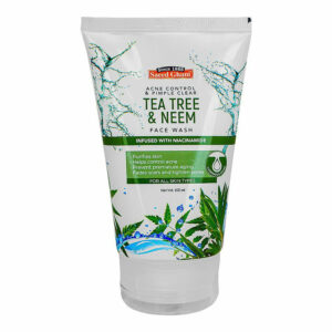 Saeed Ghani Tea Tree & Neem Face Wash 100ml – Acne Control & Pimple Clear with Niacinamide