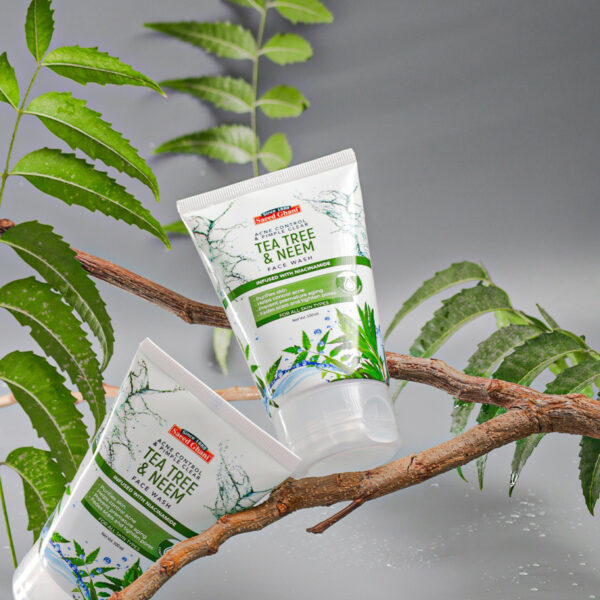 Saeed Ghani Tea Tree & Neem Face Wash 100ml – Acne Control & Pimple Clear with Niacinamide - Image 7