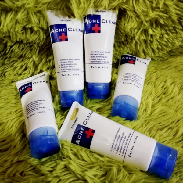 Mistine Acne Clear Facial Foam – Oil Control & Acne Scar Cleanser (Suitable for Acne-Prone Skin) - Image 2