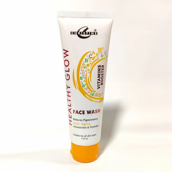 Christine Vitamins Booster Healthy Glow Face Wash (110ml) – Anti-Aging, Oil Control & Skin Brightening - Image 5