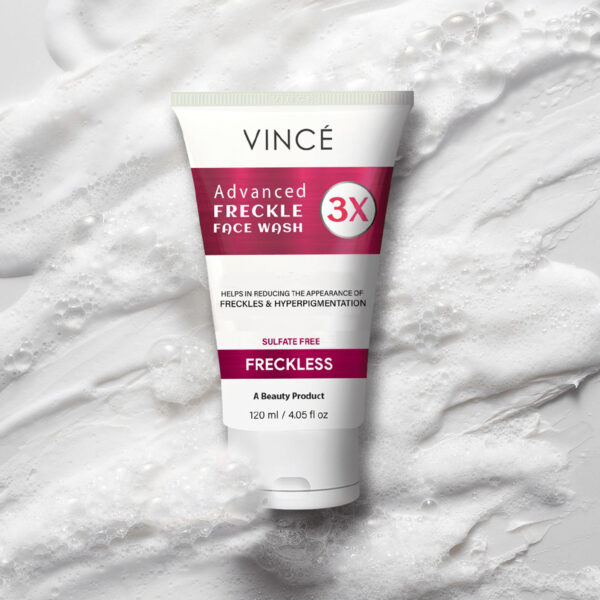 Vincé Advanced Freckle Face Wash 120ml – 3X Freckle & Hyperpigmentation Cleanser | Sulfate-Free - Image 2