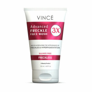 Vincé Advanced Freckle Face Wash 120ml – 3X Freckle & Hyperpigmentation Cleanser | Sulfate-Free
