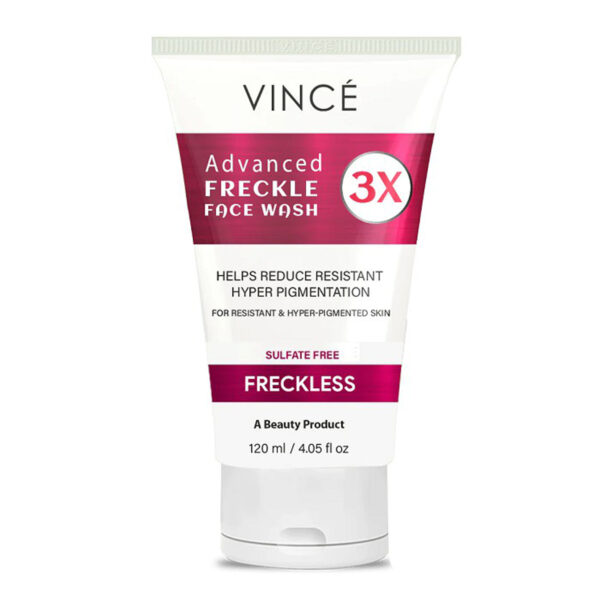 Vincé Advanced Freckle Face Wash 120ml – 3X Freckle & Hyperpigmentation Cleanser | Sulfate-Free - Image 4
