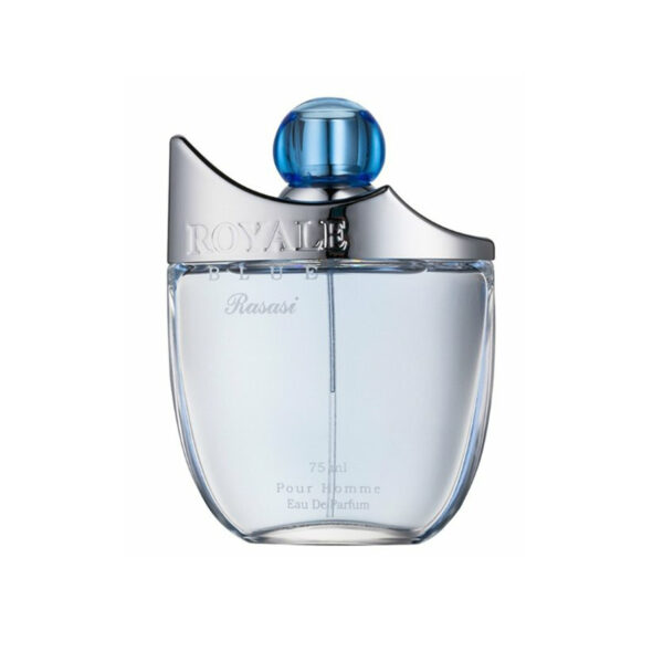 Rasasi Royale Blue Perfume – Refreshing Masculine EDP 75ml for Men - Image 2