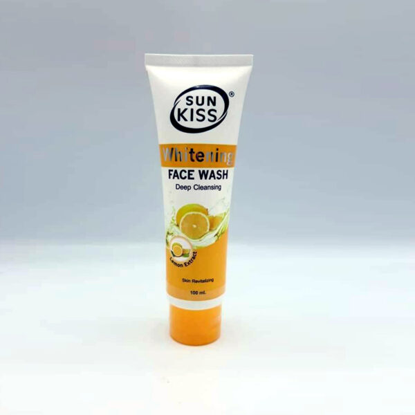 Sun Kiss Whitening Face Wash 100ml – Deep Cleansing with Lemon Extract for Skin Brightening & Revitalization - Image 2