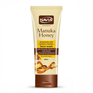 Navia Manuka Honey Face Wash 100ml – Nourishing & Dryness Control with Almonds, Vitamin E & Carrots
