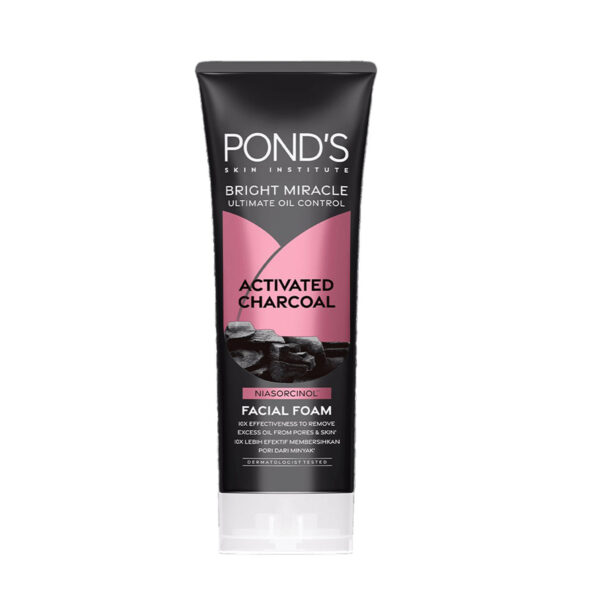 Pond's Bright Miracle Activated Charcoal Facial Foam – Ultimate Oil Control & Deep Cleanser - Image 8