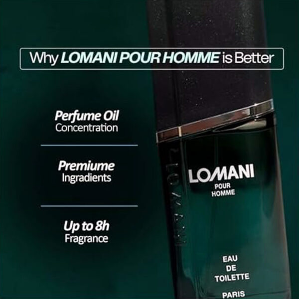 Lomani Pour Homme Intense Eau de Toilette – Classic Men's Fragrance – 100ml - Image 8