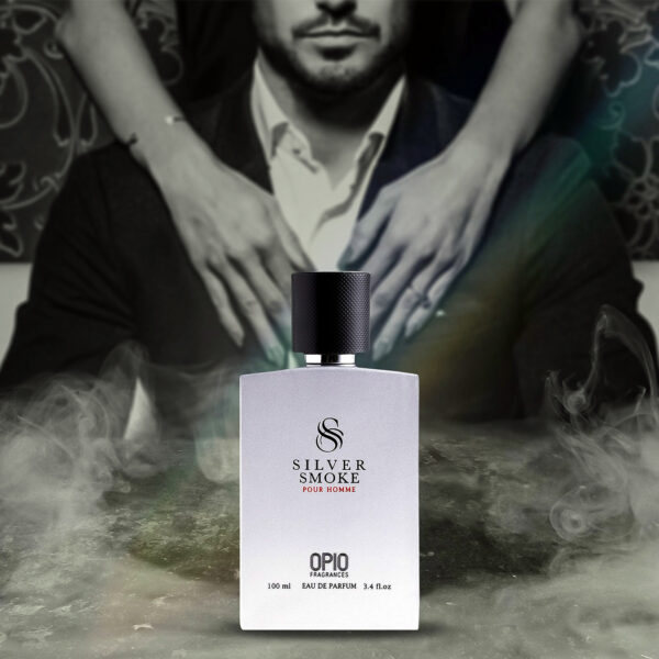 Opio Silver Smoke Pour Homme Eau de Parfum – Sophisticated Men’s Fragrance – 100ml - Image 6