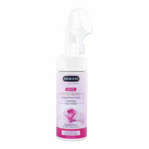 Hemani Rose Glow Foaming Face Wash 150ml – With Bulgarian Rose Extract | Glow-Boosting Cleanser for Dull Skin