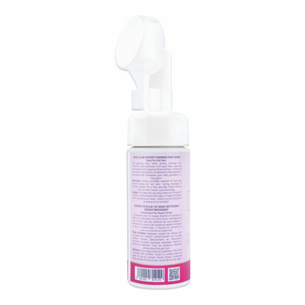 Hemani Rose Glow Foaming Face Wash 150ml – With Bulgarian Rose Extract | Glow-Boosting Cleanser for Dull Skin - Image 4