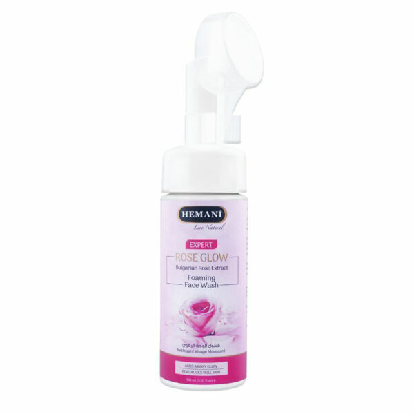 Hemani Rose Glow Foaming Face Wash 150ml – With Bulgarian Rose Extract | Glow-Boosting Cleanser for Dull Skin - Image 6