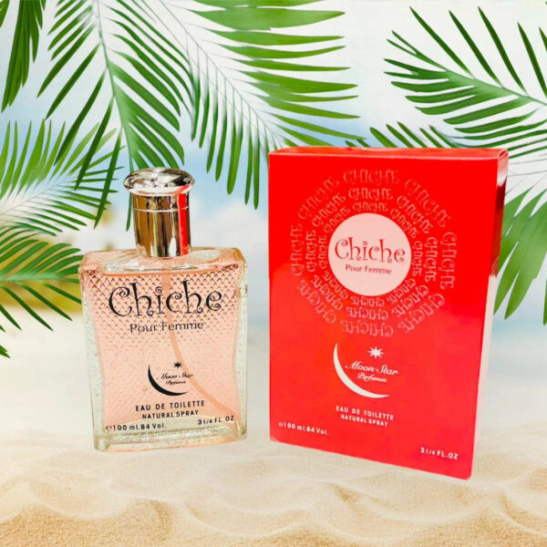 Chiche Pour Femme Eau de Toilette by Moon Star – Elegant Pink Floral Scent for Women – 100ml - Image 2
