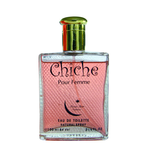 Chiche Pour Femme Eau de Toilette by Moon Star – Elegant Pink Floral Scent for Women – 100ml - Image 3