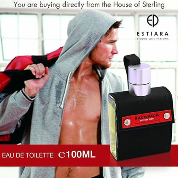 Backpack Outdoor Sport by Estiara – Sporty & Rugged EDT for Men – 100ml - Image 9