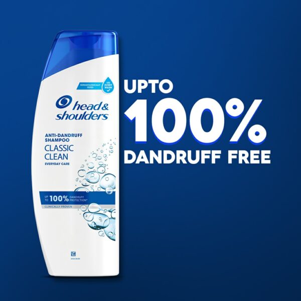 Head & Shoulders Classic Clean Anti-Dandruff Shampoo – Everyday Care – 185ml - Image 5