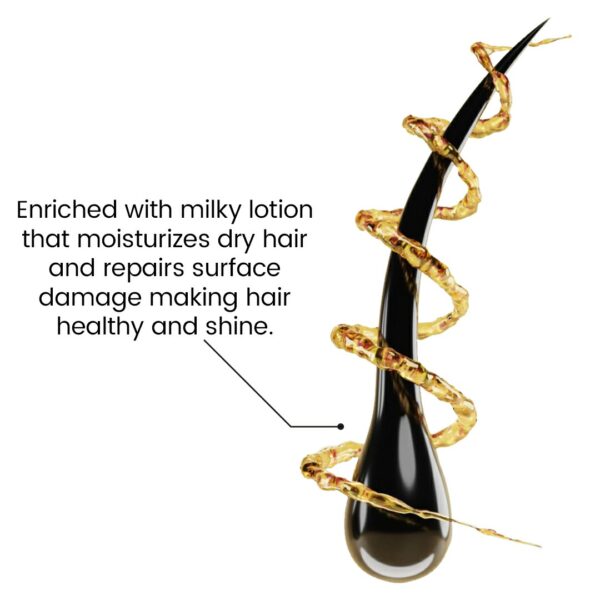 Pantene Deep Black Shampoo – Pro-V + Vitamin C for Natural Black Shine – 185ml - Image 3