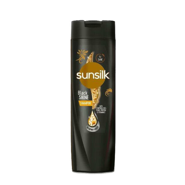 Sunsilk Black Shine Shampoo – Enriched with Natural Oils & Pearl Protein – 175ml - Image 2