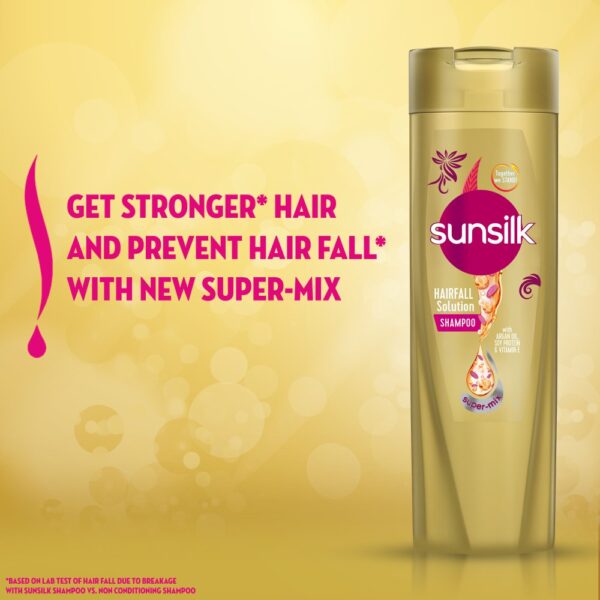 Sunsilk Hairfall Solution Shampoo – Argan Oil, Soy Protein & Vitamin E – 185ml - Image 8