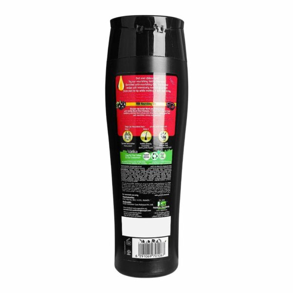 Vatika Black Olive Black & Strong Shampoo with Nourishing Oils – 185ml - Image 2