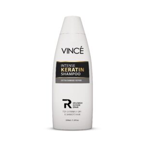 Vincé Intense Keratin Shampoo – Extra Damage Repair for Extremely Dry & Damaged Hair – 230ml