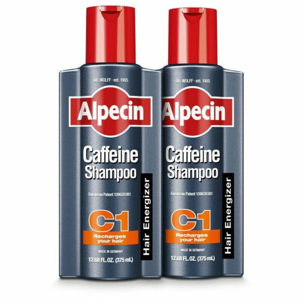 Alpecin C1 Caffeine Shampoo – Hair Recharger for Stronger Hair Roots – 375ml – German Formula - Image 4