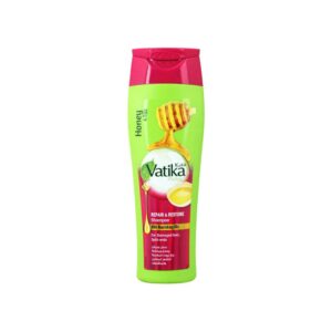 Vatika Repair & Restore Shampoo – Honey & Egg – Nourishing Oils – For Damaged Hair & Split Ends – 185ml