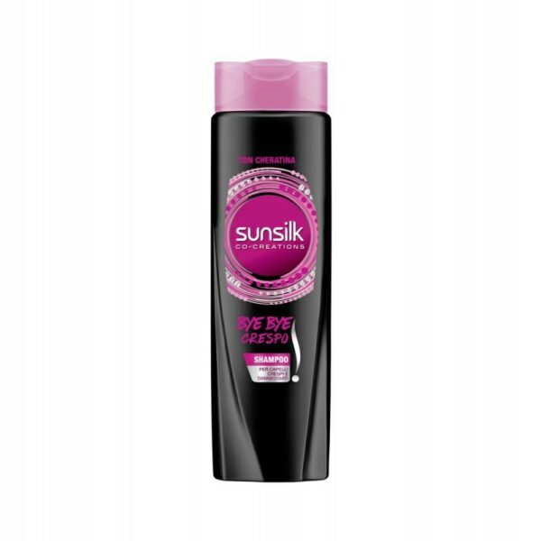 Sunsilk Bye Bye Crespo Shampoo – Anti-Frizz Keratin Formula – Smooth & Silky Hair – For Dry & Damaged Hair – 250ml