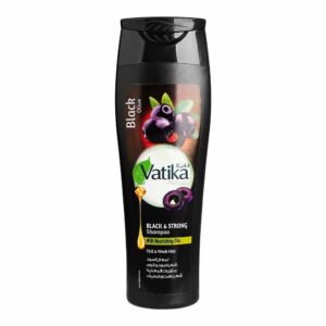 Vatika Black Olive Black & Strong Shampoo with Nourishing Oils – 185ml