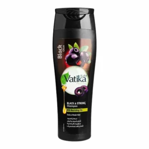 Vatika Black Olive Black & Strong Shampoo with Nourishing Oils – 185ml
