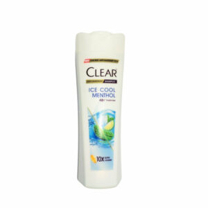 Clear Ice Cool Menthol Anti-Dandruff Shampoo – 48H Freshness – With Menthol & 10x Super Vitamins – For Cool, Dandruff-Free Scalp