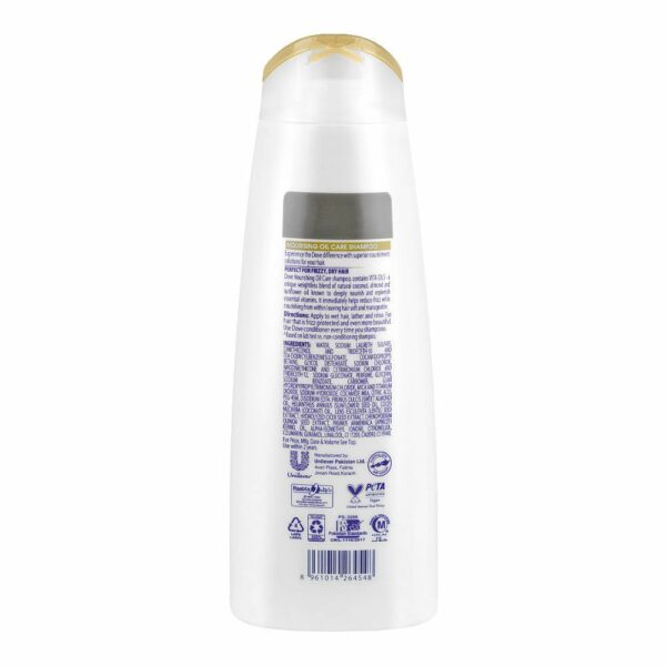 Dove Nourishing Oil Care Shampoo – Bio-Protein Care with Nutri-Oils – 360ml - Image 2