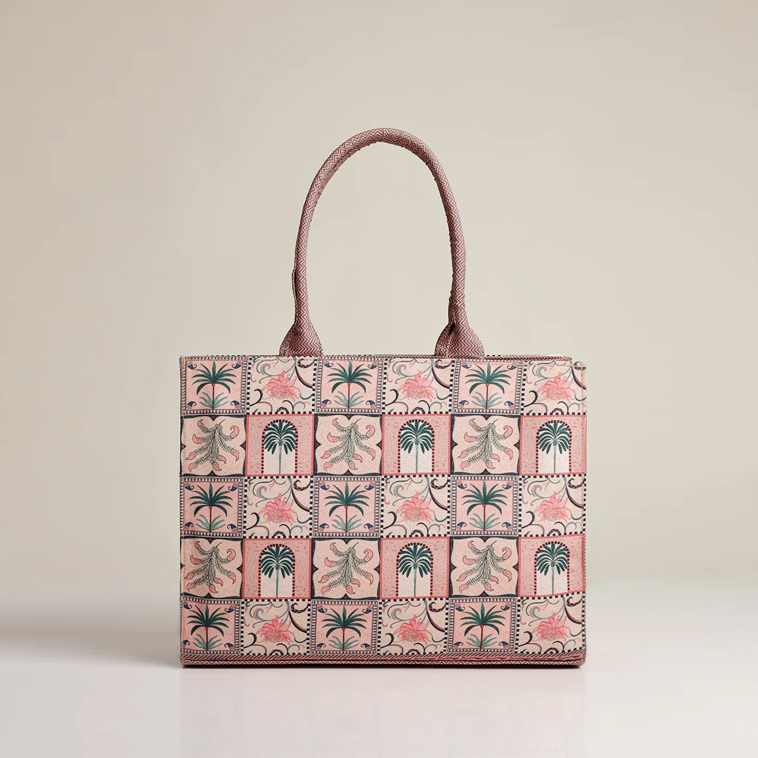 ZELLBURY Premium Canvas Tote Bag – Artistic Heritage, Floral & Mandala Prints