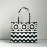 ZELLBURY Premium Canvas Tote Bag – Artistic Heritage, Floral & Mandala Prints