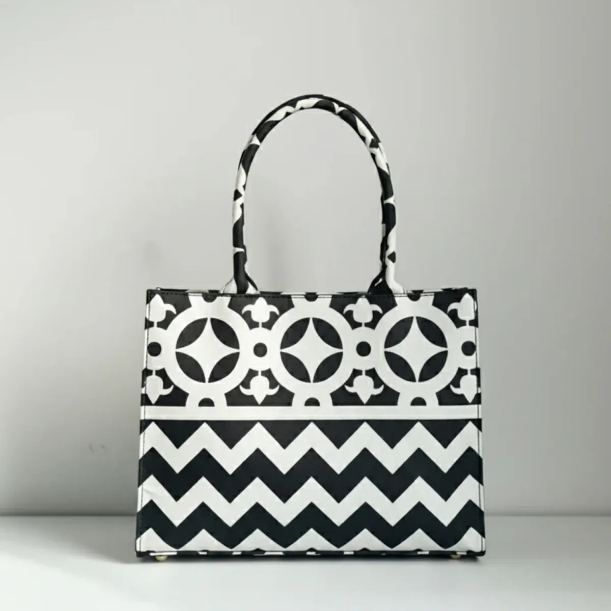 ZELLBURY Premium Canvas Tote Bag – Artistic Heritage, Floral & Mandala Prints