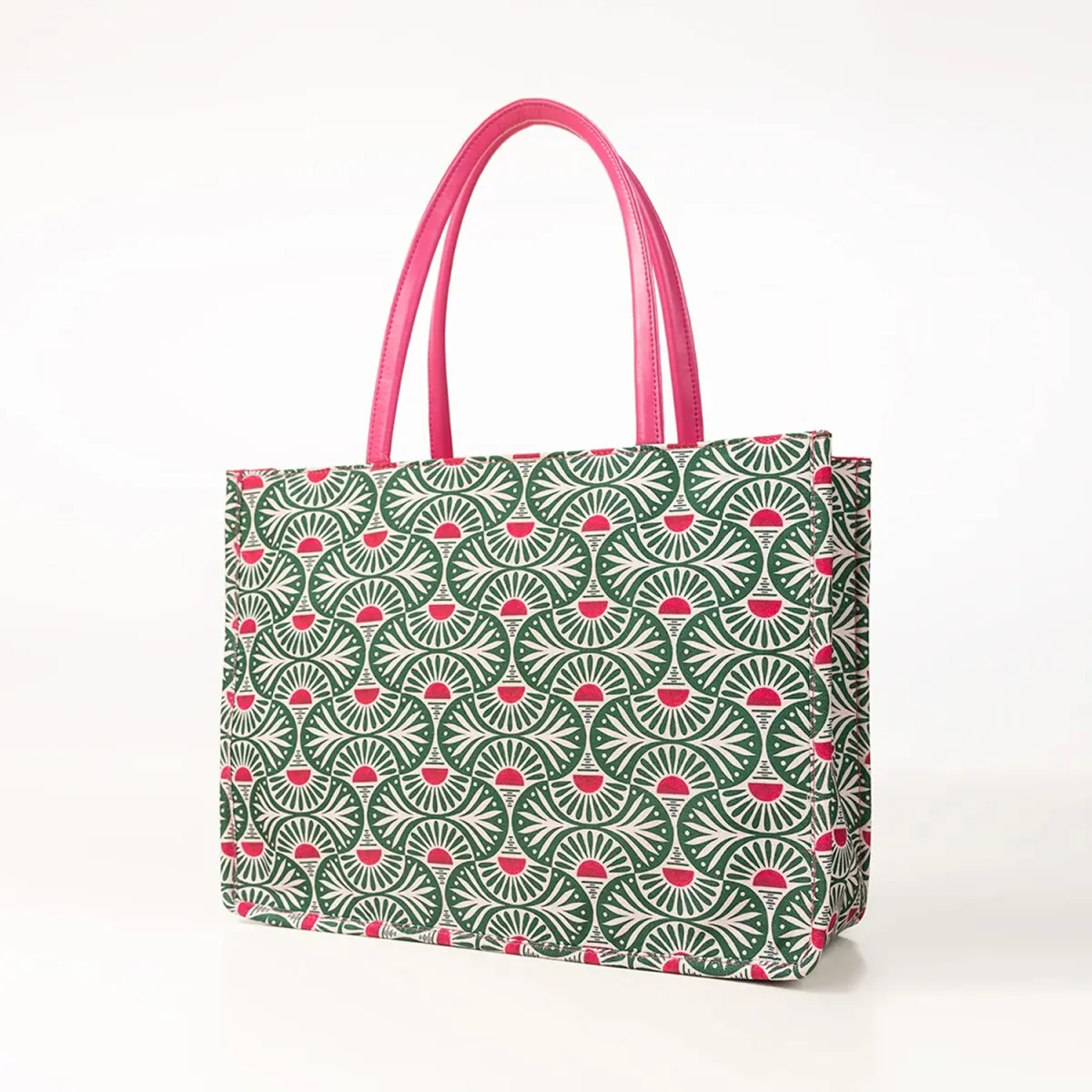 ZELLBURY Premium Canvas Tote Bag – Artistic Heritage, Floral & Mandala Prints - Image 2