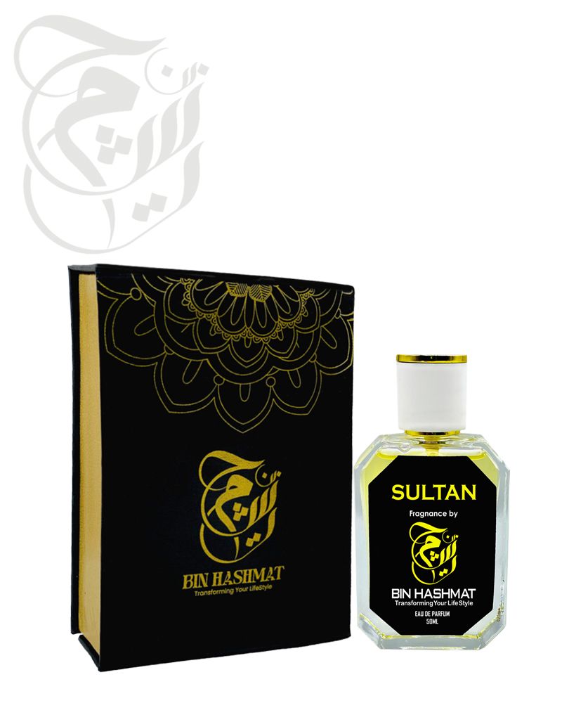 SULTAN Eau De Parfum by Bin Hashmat – Premium 50ml Fragrance for Men with Luxury Gift Packaging