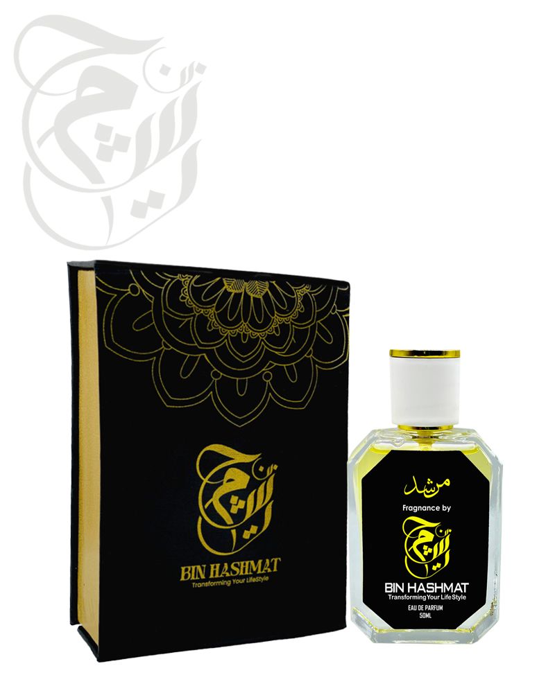 MURSHID Eau De Parfum by Bin Hashmat – Premium 50ml Fragrance in Executive Book-Style Luxury Packaging